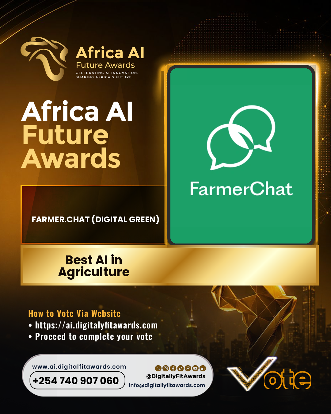 Farmer.Chat (Digital Green) poster