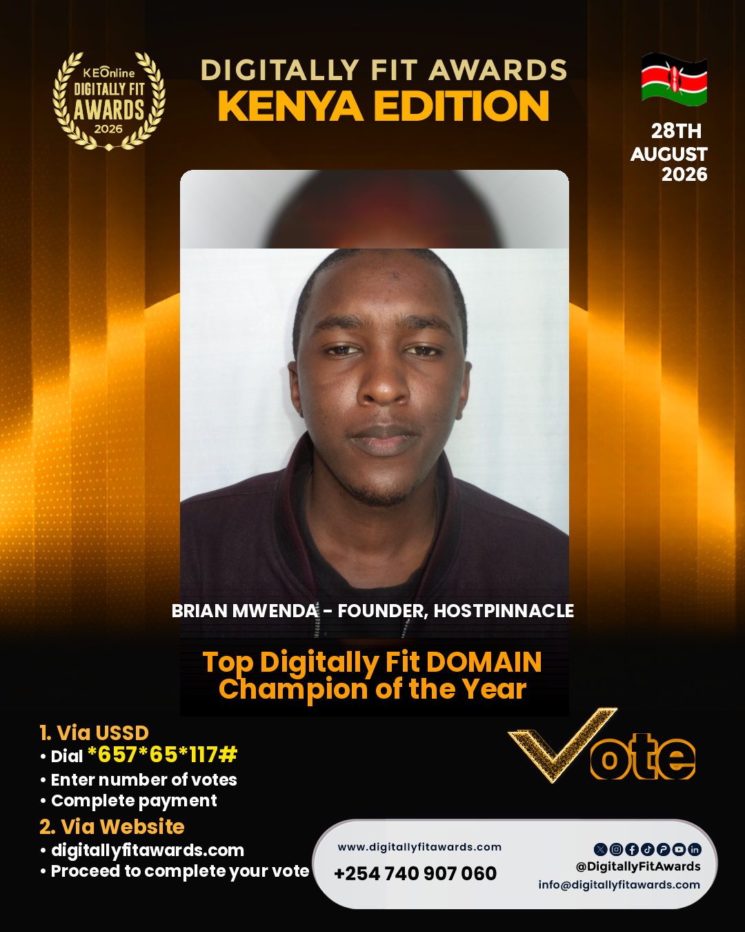 Brian Mwenda - Founder, HostPinnacle poster