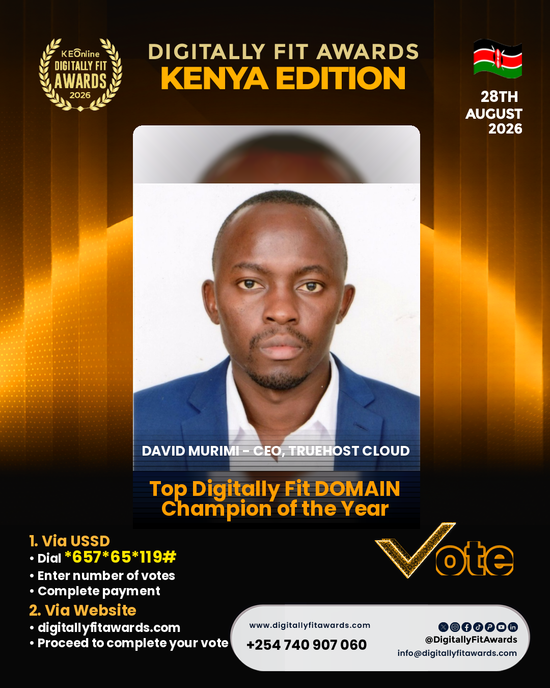 David Murimi - CEO, Truehost Cloud poster