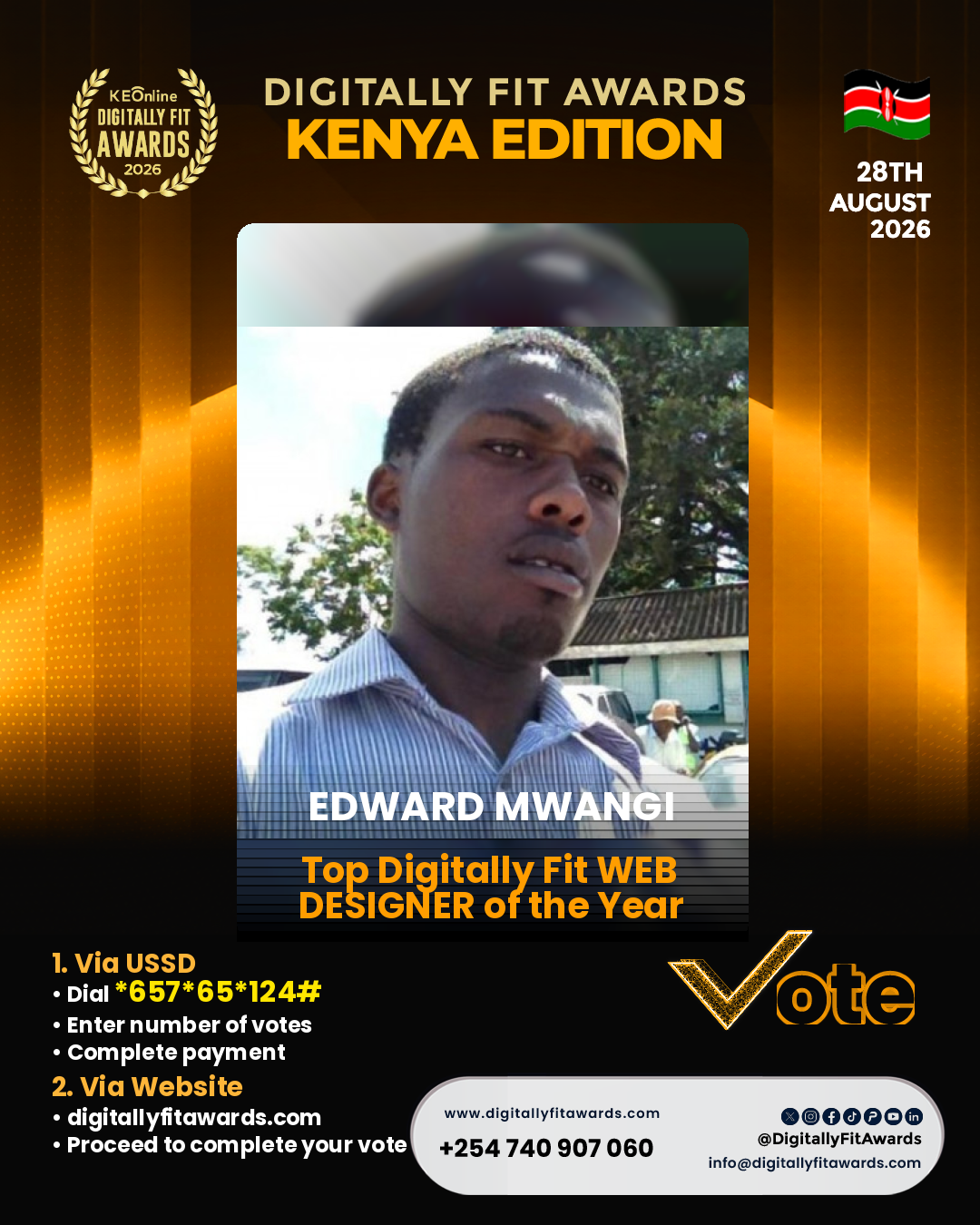 Edward Mwangi poster