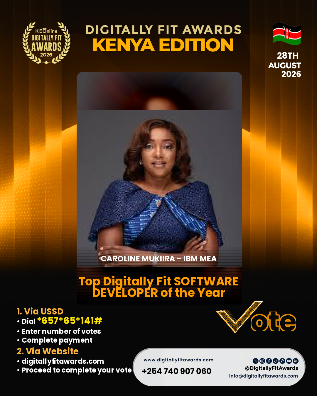 Caroline Mukiira - IBM MEA poster
