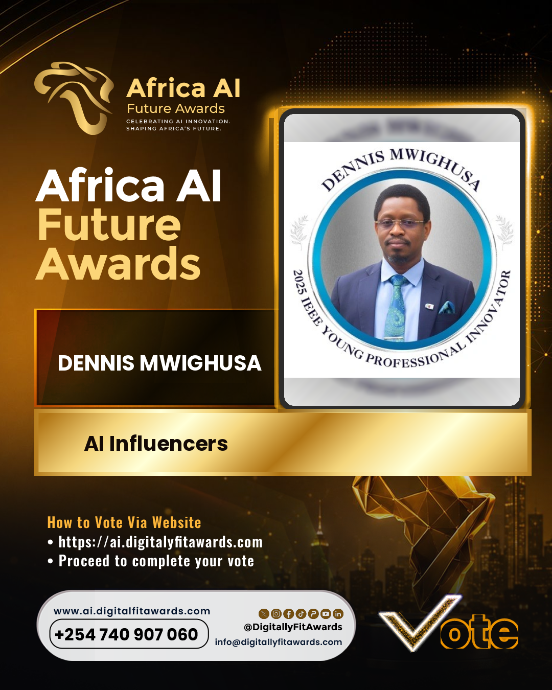 Dennis Mwighusa poster