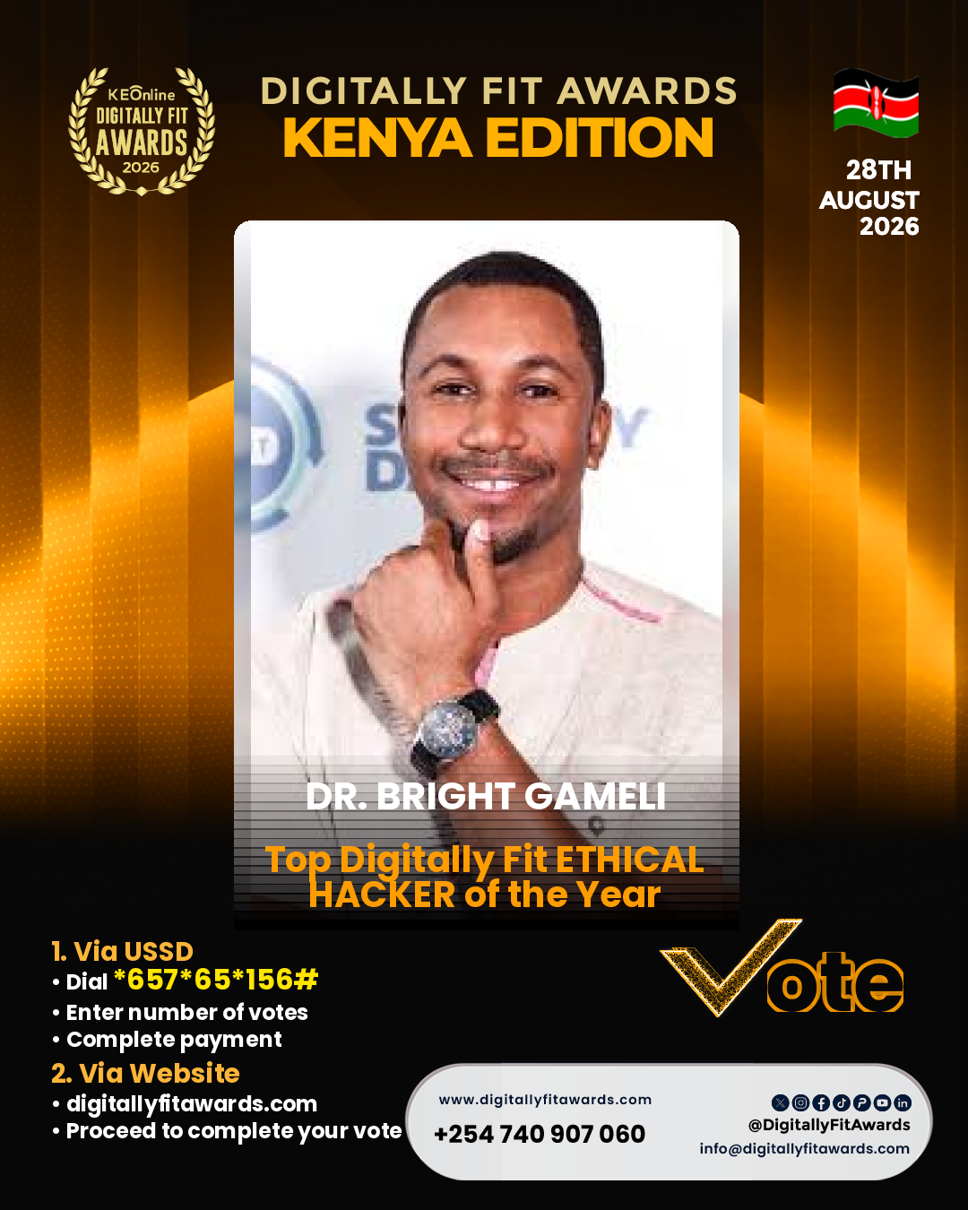 Dr. Bright Gameli poster