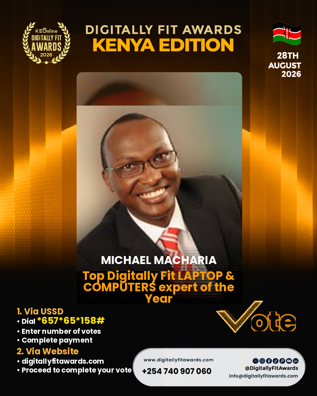 Michael Macharia poster