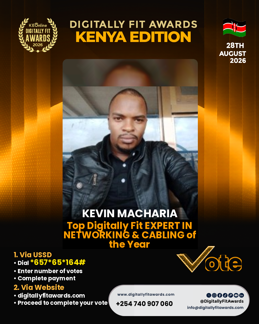 Kevin Macharia poster