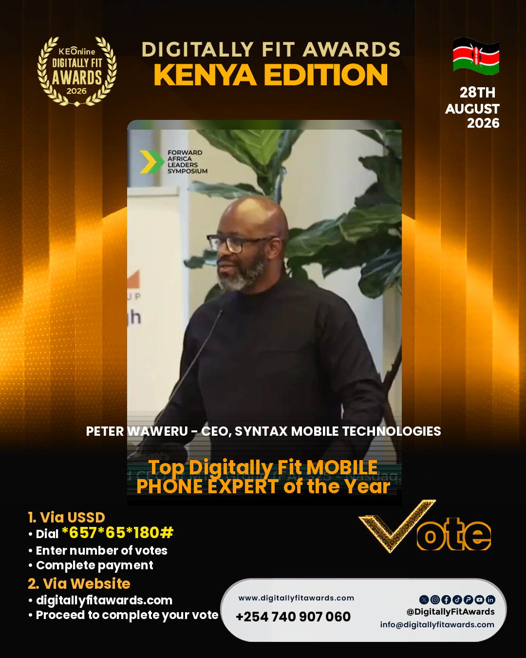 Peter Waweru - CEO, Syntax Mobile Technologies poster