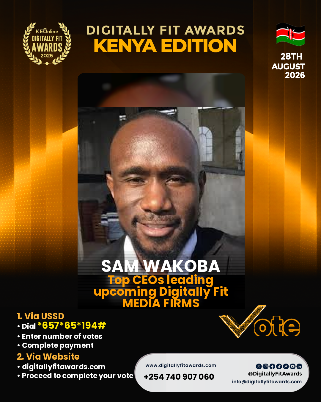 Sam Wakoba poster