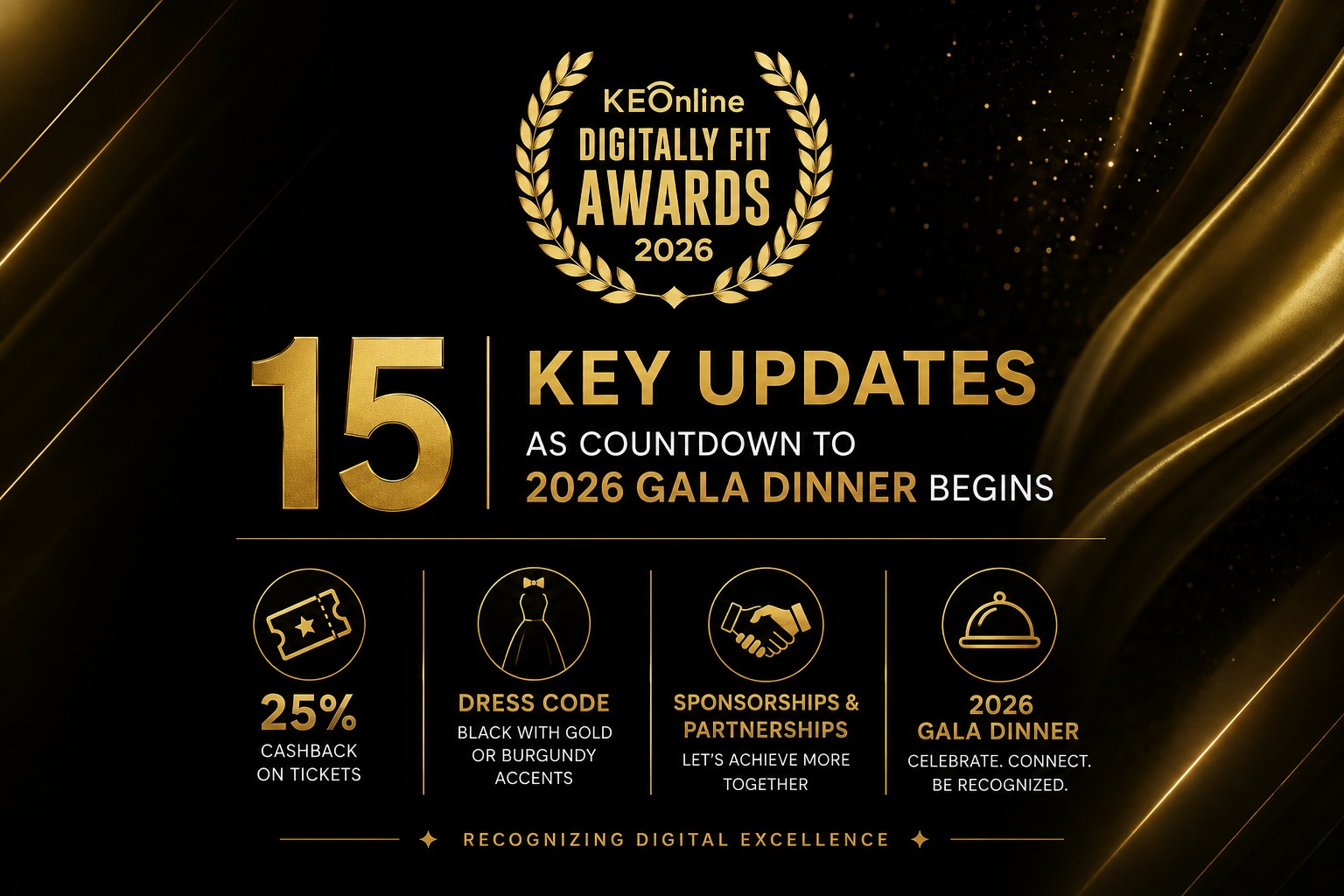 Digitally Fit Awards Releases Final 15 Updates as Countdown to 2026 Gala Dinner Continues