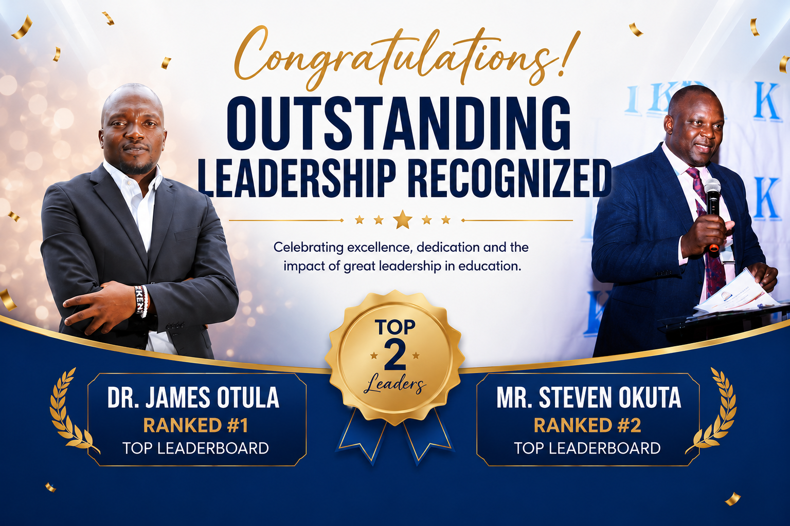 James Otula and Steven Okuta Emerge as Top Performers in the 2026 Digitally Fit Awards Voting