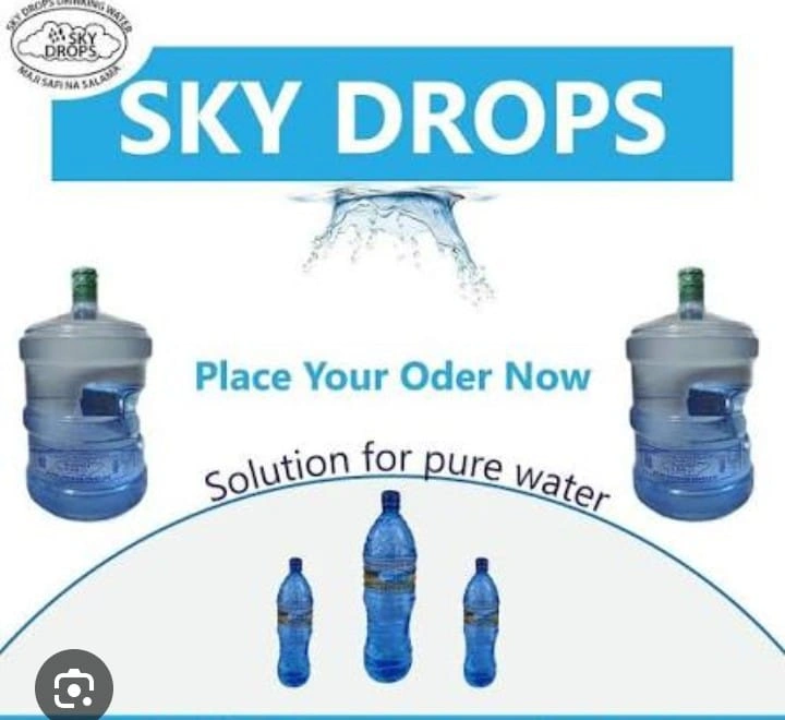 Sky Drops Drinking Water