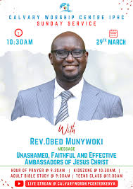 Rev. Obed Munywoki - Calvary Worship Centre, Nairobi